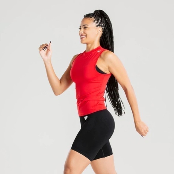 WOMENS best true tank top red sz S NWT - Picture 2 of 9